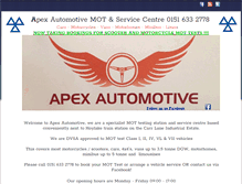 Tablet Screenshot of apexautos.co.uk